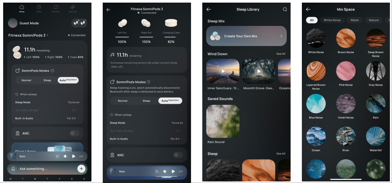 SomniPods 3 app overview